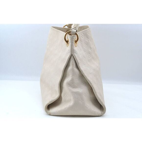 Louis Vuitton Artsy MM White Monogram Empreinte Leather Hobo Bag - Picture 3 of 11